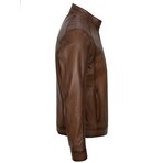 Carson Leather Jacket // Brown (S)