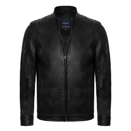 Cameron Leather Jacket // Black (S)