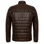 Samson Leather Jacket // Chestnut (3XL)