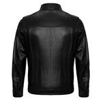 Cameron Leather Jacket // Black (3XL)