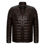 Quilted Jacket // Brown (M)