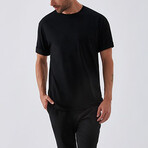 Classic Rolled-Sleeve Tee // Black (XL)