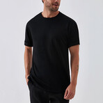 Classic Rolled-Sleeve Tee // Black (XL)