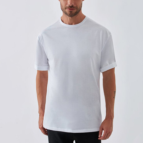 Classic Rolled-Sleeve Tee // White (S)