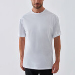 Classic Rolled-Sleeve Tee // White (XL)