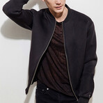 Hudson Bomber Jacket // Black (L)