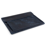 Leather Laptop Sleeve // 13" // Blue