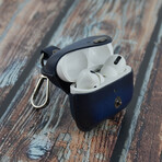 Airpod Pro Case Cover Buff Leather // Blue