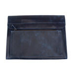 Leather Laptop Sleeve // 13" // Blue