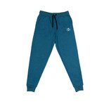 Organic Cotton French Terry Joggers // Blue (S)
