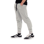 Organic Cotton French Terry Joggers // Heather Gray (S)