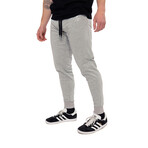 Organic Cotton French Terry Joggers // Heather Gray (M)
