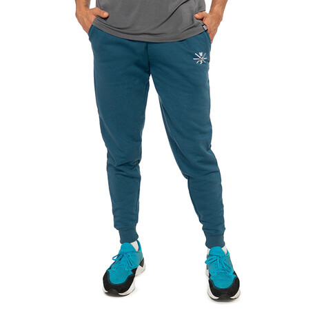 Organic Cotton French Terry Joggers // Blue (S)