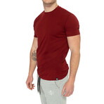Lyocell Eco Comfort T-Shirt // Dark Red (2XL)