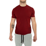 Lyocell Eco Comfort T-Shirt // Dark Red (L)