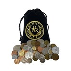 One Pound of World Coins // Deluxe Collector's Pouch