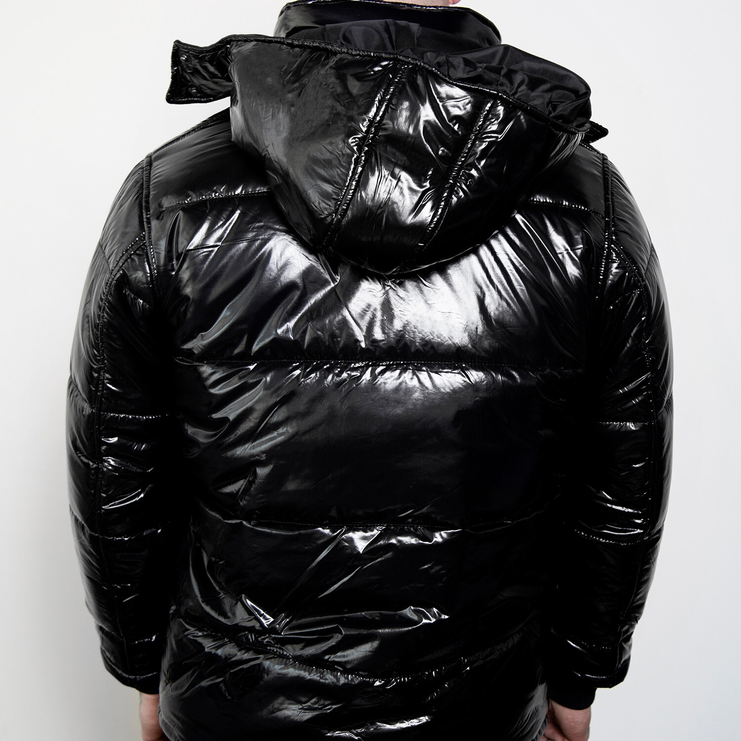 Luca Designs Men's Shiny Puffer Jacket