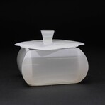 White Onyx Box with Lid // 2.2lb