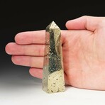 Small Polished Pyrite Obelisk