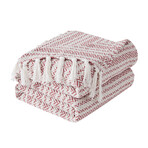 Agadir Cotton Luxury Blankets & Throws // Pink (Throw)