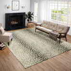 Safari Gazelle Print Non-Skid Rug // Fawn (1'8" x 2'6" Accent Rug)