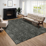 Safari Leopard Print Non-Skid Rug // Shadow (1'8" x 2'6" Accent Rug)