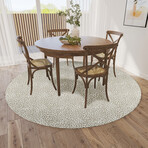 Safari Leopard Print Non-Skid Rug // Taupe (1'8" x 2'6" Accent Rug)