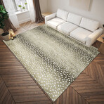 Safari Gazelle Print Non-Skid Rug // Fawn (1'8" x 2'6" Accent Rug)