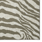 Safari Tiger Print Non-Skid Rug // Taupe (1'8" x 2'6" Accent Rug)