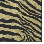 Safari Tiger Print Non-Skid Rug // Gold (1'8" x 2'6" Accent Rug)