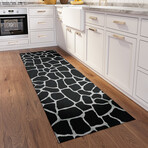 Safari Giraffe Print Non-Skid Rug // Shadow (1'8" x 2'6" Accent Rug)