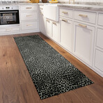 Safari Leopard Print Non-Skid Rug // Shadow (1'8" x 2'6" Accent Rug)