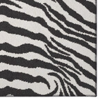 Safari Tiger Print Non-Skid Rug // Pearl (1'8" x 2'6" Accent Rug)