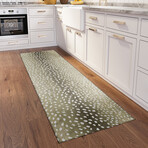 Safari Gazelle Print Non-Skid Rug // Fawn (1'8" x 2'6" Accent Rug)