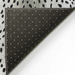 Safari Gazelle Print Non-Skid Rug // Pearl (1'8" x 2'6" Accent Rug)