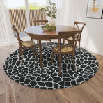 Safari Giraffe Print Non-Skid Rug // Shadow (1'8" x 2'6" Accent Rug)