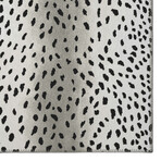 Safari Gazelle Print Non-Skid Rug // Pearl (1'8" x 2'6" Accent Rug)