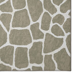 Safari Giraffe Print Non-Skid Rug // Taupe (1'8" x 2'6" Accent Rug)
