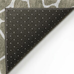 Safari Giraffe Print Non-Skid Rug // Taupe (1'8" x 2'6" Accent Rug)