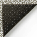 Safari Leopard Print Non-Skid Rug // Taupe (1'8" x 2'6" Accent Rug)