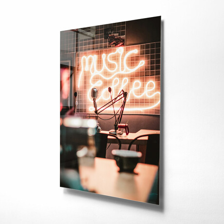Music Coffee (11.8"H x 17.7"W x 0.2"D)