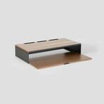 Walnut Computer Stand