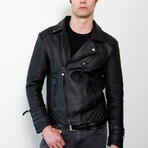 Hawthorne Quilted Jacket // Black (XS)
