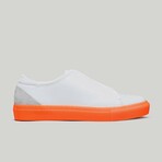 Minimal Low V21 Sneakers // White + Orange (Euro: 43)