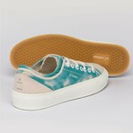 Twist Low Tie-Dye Sneakers // Aqua Green (Euro: 46)