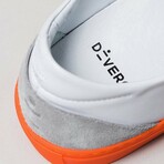 Minimal Low V21 Sneakers // White + Orange (Euro: 46)