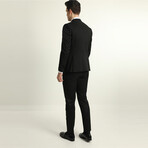 Tate 3-Piece Slim Fit Suit // Black (Euro: 44)