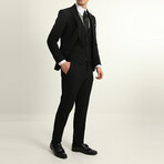 Ben 3-Piece Slim Fit Suit // Black (Euro: 52)