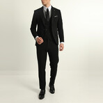 Ben 3-Piece Slim Fit Suit // Black (Euro: 44)
