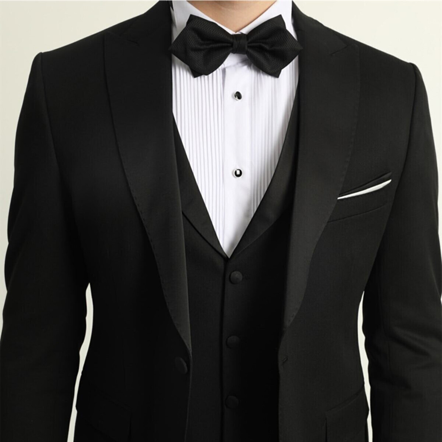 Tate 3-Piece Slim Fit Suit // Black (Euro: 46) - Tora Concept - Touch ...